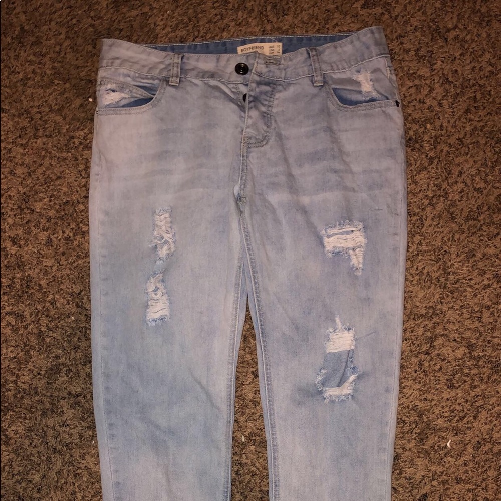 Cotton on light wash jeans